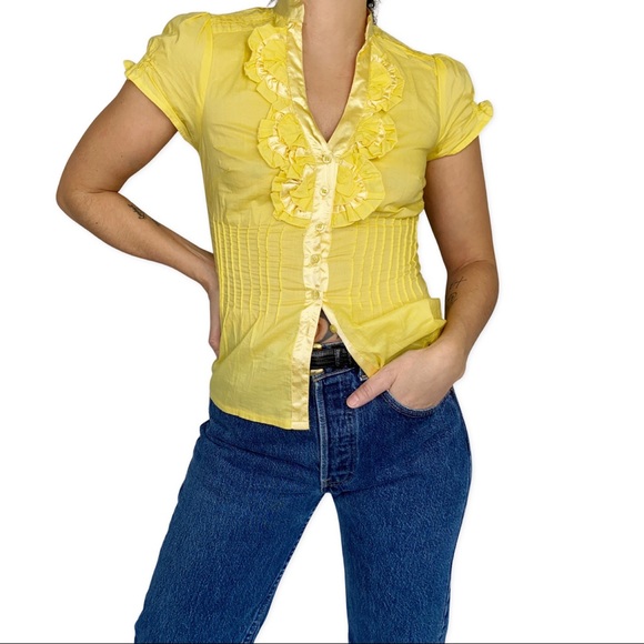 Costa Blanca Tops - 🔥4 for $24 🔥 Cotton ruffle blouse XS